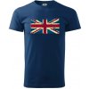 Britská vlajka stará - Klasické pánske tričko vyššej gramáže - 3XL ( Polnočná modrá ) Britská vlajka stará - Klasické pánske tričko vyššej gramáže - 3XL ( Polnočná modrá )