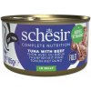 Schesir Cat tuniak a hovädzie v želé 85 g Schesir Cat tuniak a hovädzie v želé 85 g