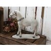 Chic Antique Béžová antik dekorácia kôň Horse old French - 11*39*39 cm - Chic Antique Chic Antique Béžová antik dekorácia kôň Horse old French - 11*39*39 cm - Chic Antique