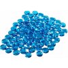 Kamenné sklo modré 4,5KG 19,05MM ploché okrúhle sklenené koráliky Kamenné sklo modré 4,5KG 19,05MM ploché okrúhle sklenené koráliky