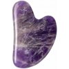 Nefertitis Gua sha z ametystu tvar srdca NF30330 - délka cca 8 cm Nefertitis Gua sha z ametystu tvar srdca NF30330 - délka cca 8 cm