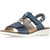 Dámske modré sandále Rieker 63687-14 40 Dámske modré sandále Rieker 63687-14 40