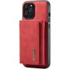 AppleMix Kryt DG Ming pre Apple iPhone 16 Pro + magnetická peňaženka - umelá koža - červený AppleMix Kryt DG Ming pre Apple iPhone 16 Pro + magnetická peňaženka - umelá koža - červený