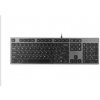 A4tech KV-300H, klávesnice, CZ/US, USB, Čierno-sivá
