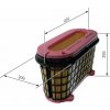 Vzduchový filter S0689 BOSCH F026400689