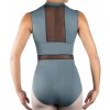 Intermezzo dámsky trikot so zipsom Bodymercremao 31468 uhľovo sivý