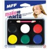 Farby na tvár - make-up so štetčekom-6 ks farieb Farby na tvár - make-up so štetčekom-6 ks farieb