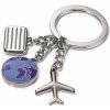 TROIKA Prívesok na kľúče s 3 charm ozdobou Cestovateľ TROIKA Prívesok na kľúče s 3 charm ozdobou Cestovateľ