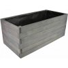 Bestent Drevený kvetináč Antracit 80x38x33cm Bestent Drevený kvetináč Antracit 80x38x33cm