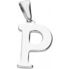 Ewena Prívesok PÍSMENO z chirurgickej ocele abeceda: P + Darčekové balenie Ewena Prívesok PÍSMENO z chirurgickej ocele abeceda: P + Darčekové balenie