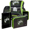 Školská aktovka Oxybag Premium Playworld Gamer – 5-dielny set Školská aktovka Oxybag Premium Playworld Gamer – 5-dielny set