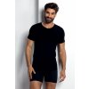 Gina pánske tričko krátky rukáv 58003P čierne