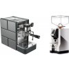 Stone Espresso Pure + Eureka Mignon Perfetto, CR chrome Stone Espresso Pure + Eureka Mignon Perfetto, CR chrome