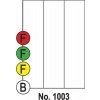 Print etikety farebné Neónové 100 hárkov, 3, 70 x 297, Žltá neónová Print etikety farebné Neónové 100 hárkov, 3, 70 x 297, Žltá neónová