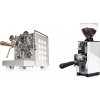 Rocket Espresso Appartamento, white, walnut + Eureka Mignon Libra 65 All Purpose, CR white Rocket Espresso Appartamento, white, walnut + Eureka Mignon Libra 65 All Purpose, CR white
