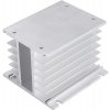 Hliníkový chladič pre trojfázové SSR relé, až 100A - Typ H, Strieborný Hliníkový chladič pre trojfázové SSR relé, až 100A - Typ H, Strieborný