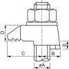 BEAM CLAMP BB2G16 svorka pro ocelové nosníky, certif. M16, litina žárový pozink (25 ks) BEAM CLAMP BB2G16 svorka pro ocelové nosníky, certif. M16, litina žárový pozink (25 ks)