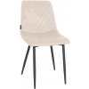 Stolička Telde velvet, krémová Stolička Telde velvet, krémová