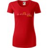 Moje srdce bije pre Bowling - Dámske tričko z organickej bavlny Origin (GOTS) - XL ( Červená ) Moje srdce bije pre Bowling - Dámske tričko z organickej bavlny Origin (GOTS) - XL ( Červená )
