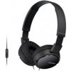 SONY sluchátka MDR-ZX110 AP černá SONY sluchátka MDR-ZX110 AP černá