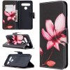 Peňaženkové kožené puzdro na LG K61 - Lotus Peňaženkové kožené puzdro na LG K61 - Lotus