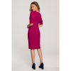 Stylove Dámske midi šaty Clarine S313 slivková M Stylove Dámske midi šaty Clarine S313 slivková M