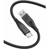 Swissten Soft Silicone dátový kábel USB-A/USB-C 0,4 m - čierna Swissten Soft Silicone dátový kábel USB-A/USB-C 0,4 m - čierna