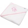 detská osuška sloník - ružový lem detská osuška sloník - ružový lem