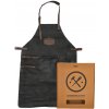 Old West Kožená Zástera pre milovníkov grilovania - čierna (bez loga) Old West Kožená Zástera pre milovníkov grilovania - čierna (bez loga)