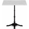 Blumfeldt Patras, bistro stôl, mramorová stolová doska, 60 x 60 cm, podstavec z liatiny (GDMC1-Patras-E)