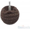 Flexipads Brown Coarse Scruff Ball 75 mm