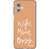 Picasee silikonový černý obal pro Motorola Moto G54 5G - Boss Mama Picasee silikonový černý obal pro Motorola Moto G54 5G - Boss Mama