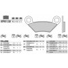Zadné brzdové doštičky / obloženie Brembo Polaris 850 SPORTSMAN TOURING EPS 2010 - směs SD Zadné brzdové doštičky / obloženie Brembo Polaris 850 SPORTSMAN TOURING EPS 2010 - směs SD