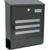 STREND PRO Schránka LINEA, 35x11,5x41,5 cm, poštová, antracit STREND PRO Schránka LINEA, 35x11,5x41,5 cm, poštová, antracit