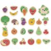 Janod Drevené magnetky pre deti Ovocie a zelenina 24 ks Janod Drevené magnetky pre deti Ovocie a zelenina 24 ks