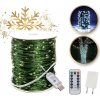 Vonkajšie vianočné osvetlenie 500 LED USB, studená biela, 50 m Vonkajšie vianočné osvetlenie 500 LED USB, studená biela, 50 m