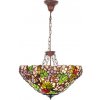 Luster do obývačky Tiffany reversed VINIČ Ø40 Luster do obývačky Tiffany reversed VINIČ Ø40