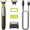 Philips OneBlade 360 QP2834/ 23 zastřihovač na tvář a tělo, voděodolný, 2 nástavce, akumulátorový provoz QP2834/23 Philips OneBlade 360 QP2834/ 23 zastřihovač na tvář a tělo, voděodolný, 2 nástavce, akumulátorový provoz QP2834/23