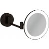 Kozmetické zrkadielko Kludi Vela R kartáčovaný gunmetal 58995N2W Kozmetické zrkadielko Kludi Vela R kartáčovaný gunmetal 58995N2W