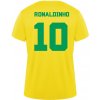 Superfutbal Pánsky retro dres Brazília s možnosťou vlastnej potlače Veľkosť: S, Meno hráča: Ronaldinho Superfutbal Pánsky retro dres Brazília s možnosťou vlastnej potlače Veľkosť: S, Meno hráča: Ronaldinho