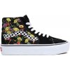 VANS-UA SK8-HI Platform 2.0 poppy checkerboard black/multi Čierna 36,5