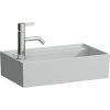Umývadielko KARTELL by Laufen Ľ, 460x280 mm, bez prepadu, 1 otvor pre batériu v strede, šedá mat Umývadielko KARTELL by Laufen Ľ, 460x280 mm, bez prepadu, 1 otvor pre batériu v strede, šedá mat