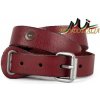Disel dámsky kožený opasok 1047 ČERVENÝ