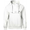 Dráha letu včely - srdce - Oversized mikina dámská Moon - kratšia + širšia - 2XL ( Biela ) Dráha letu včely - srdce - Oversized mikina dámská Moon - kratšia + širšia - 2XL ( Biela )