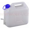 Plastový kanister na pitnú vodu vrátane kohútika - objem 5 l Plastový kanister na pitnú vodu vrátane kohútika - objem 5 l