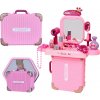 Toaletný stolík pre dievčatko Prenosný v kufríku Kozmetika Bižutéria Príslušenstvo Toaletný stolík pre dievčatko Prenosný v kufríku Kozmetika Bižutéria Príslušenstvo