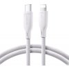 JOYROOM 63553 JOYROOM SA34-CL3 30W Kábel USB Typ-C / Lightning 1 meter biely JOYROOM 63553 JOYROOM SA34-CL3 30W Kábel USB Typ-C / Lightning 1 meter biely