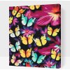 Vymalujsisam.sk Maľovanie podľa čísiel - Farebné motýle Veľkosť: 40x50cm, Rám: Na plastovej doske Vymalujsisam.sk Maľovanie podľa čísiel - Farebné motýle Veľkosť: 40x50cm, Rám: Na plastovej doske