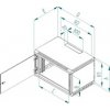 TRITON Nástěnný rozvaděč jednodílný 9U/395mm plech.dveře RBA-09-CS4-CAX-A1 TRITON Nástěnný rozvaděč jednodílný 9U/395mm plech.dveře RBA-09-CS4-CAX-A1