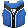 RDX CHEST GUARD AURA PLUS T-17 BLUE BLACK - Standard Size RDX CHEST GUARD AURA PLUS T-17 BLUE BLACK - Standard Size